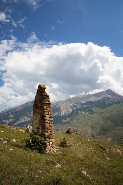 Necrópolis Donifar Lezgorsk Digoria Más Grande Las Montañas Del Cáucaso —  Fotos de Stock