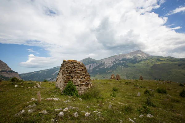 Donifar Lezgorsk Necrópole Digoria Maior Nas Montanhas Cáucaso — Fotografia de Stock