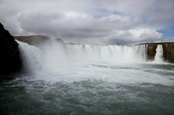 Isländischer Wasserfallgott — Stockfoto