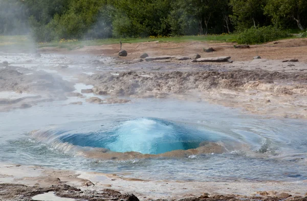 Gran géiser en Islandia — Foto de Stock