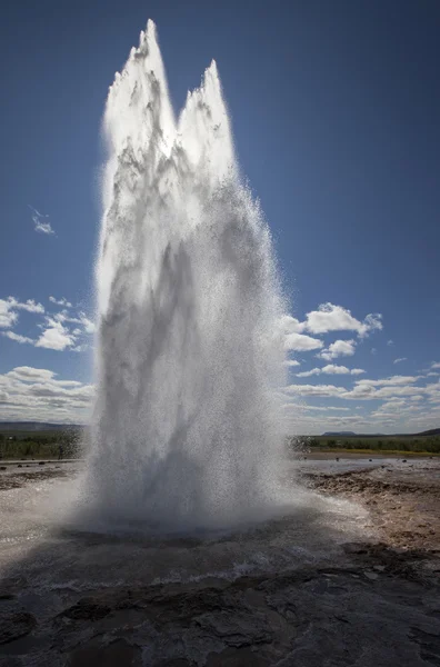 Gran géiser en Islandia — Foto de Stock