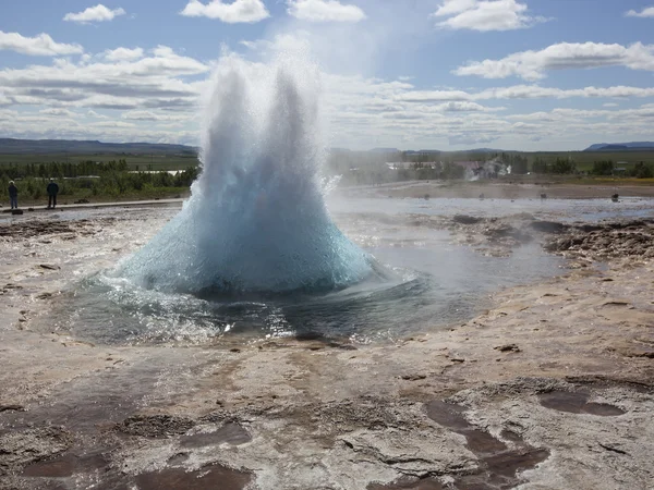 大喷泉在冰岛 — 图库照片