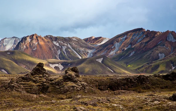 Colored mountains in Iceland — Stock Photo, Image