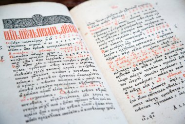 Vintage eski Rus kitap