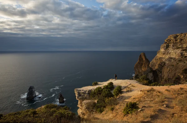 Manhã no Cabo Fiolent 18 de outubro de 2015 — Fotografia de Stock