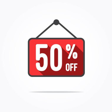 % 50 Düşük Gölge Etiketi