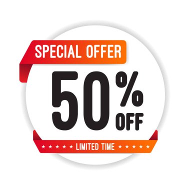 Özel Teklif% 50 indirimli Yuvarlak Yapıştırıcı Vektörü