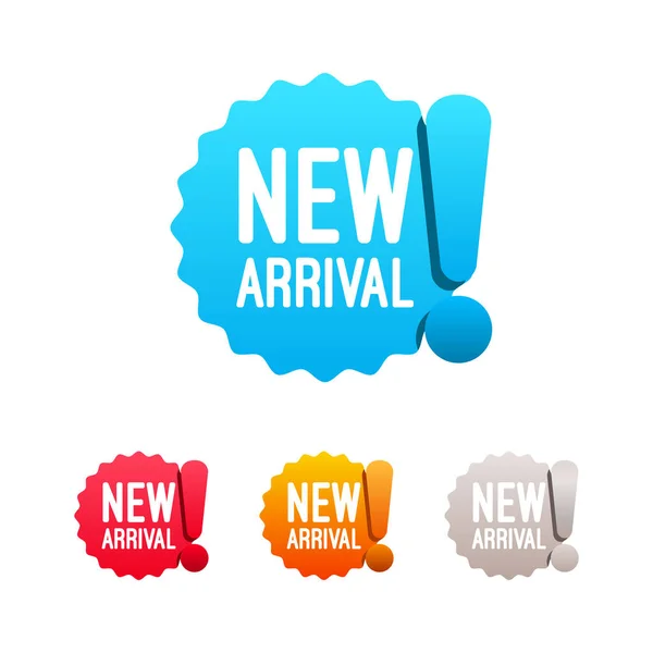 New Arrival Labels Vector — Wektor stockowy