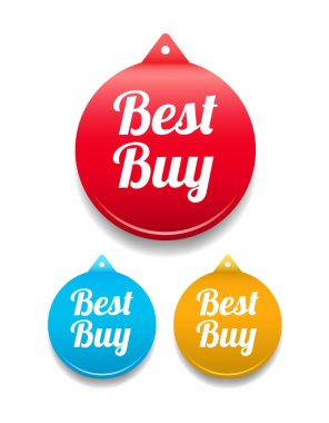 En İyi Satın Alma Yuvarlak Etiketi Vektörü