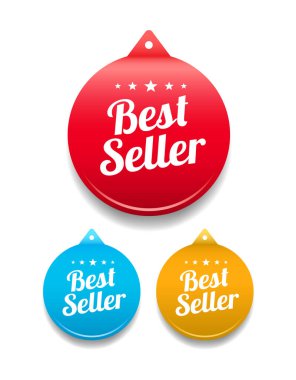 En Çok Satanlar Yuvarlak Etiket Vektörü Ayarları