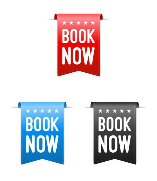 Book Now Etiketleri Vektör Ayarları