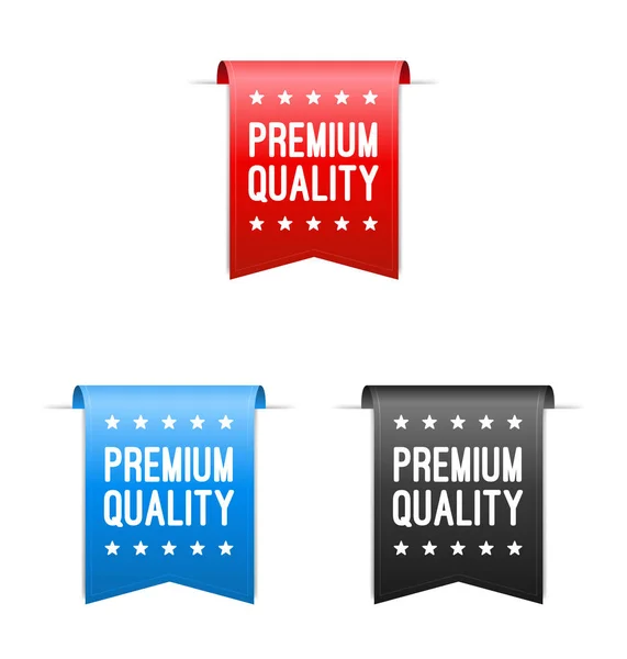 Zestaw Wektorowych Znaków Jakości Premium — Wektor stockowy
