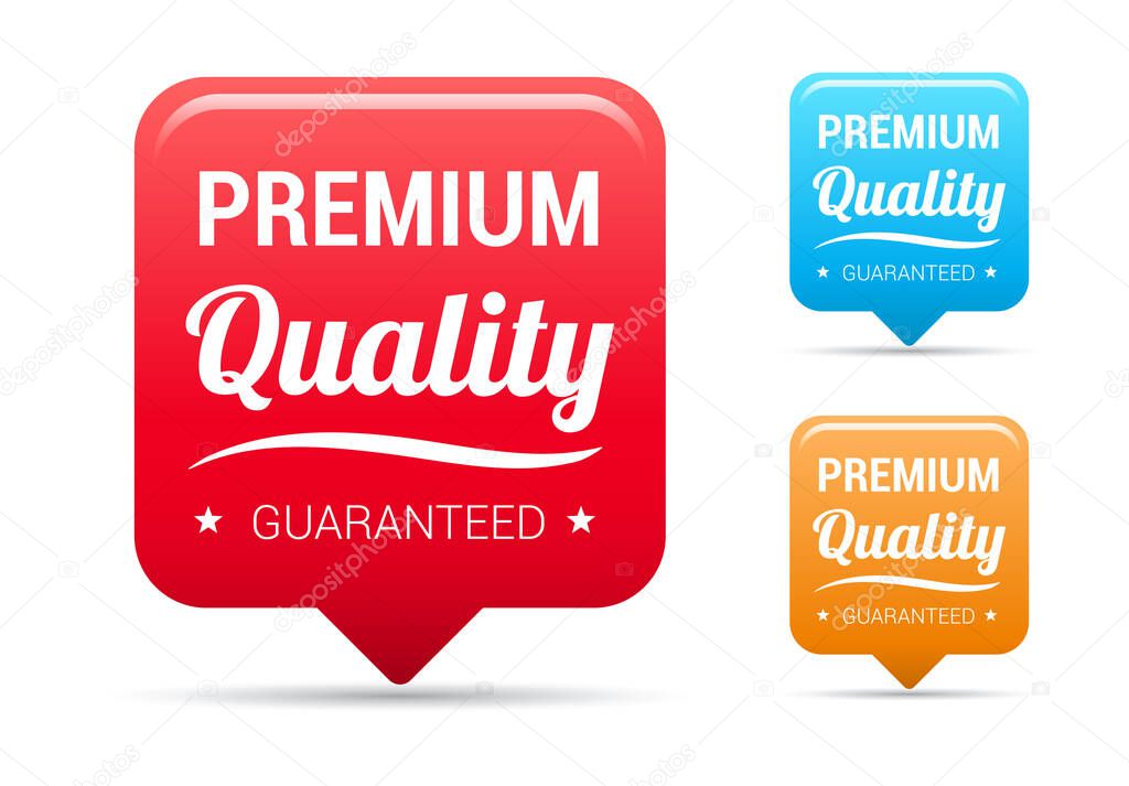 Premium Quality Tags Vector Set