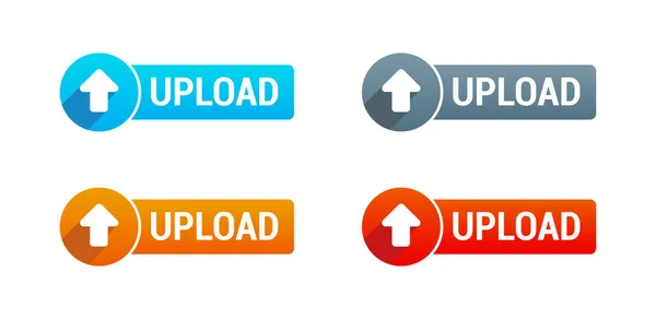 Düğme Vektör Resimlerini Yükle — Stok Vektör