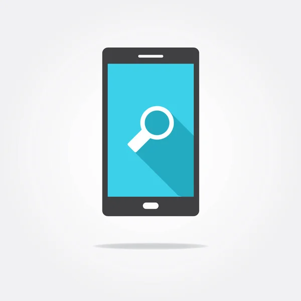 Search Phone Icon Vector — Stock Vector