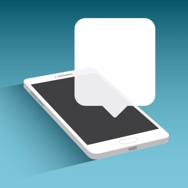 Telefon Metni Kabarcık Vektörü