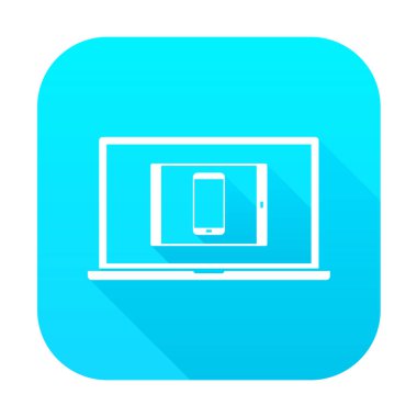 Laptop, Tablet ve Telefona Tepki Simgesi