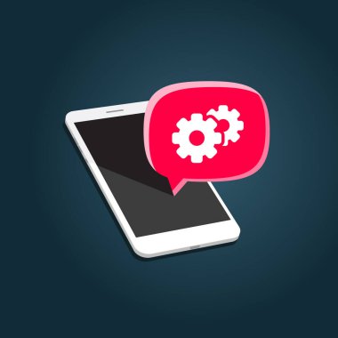 Destekleyici Kabarcık Vektörlü Telefon