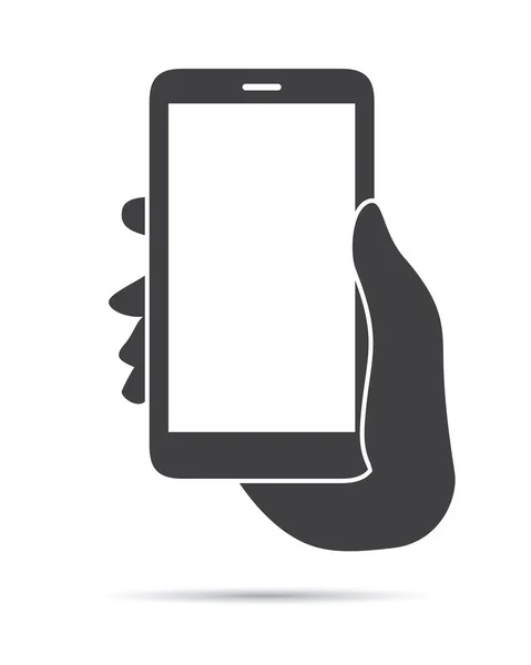 Handheld Telefoon Vector Pictogram — Stockvector