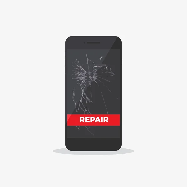 Téléphone Réparation Flat Icon — Image vectorielle