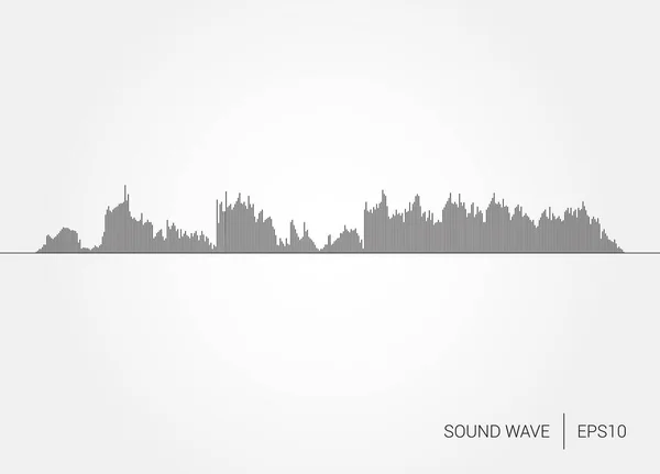 Sound Wave Vector Illustration — Stock Vector