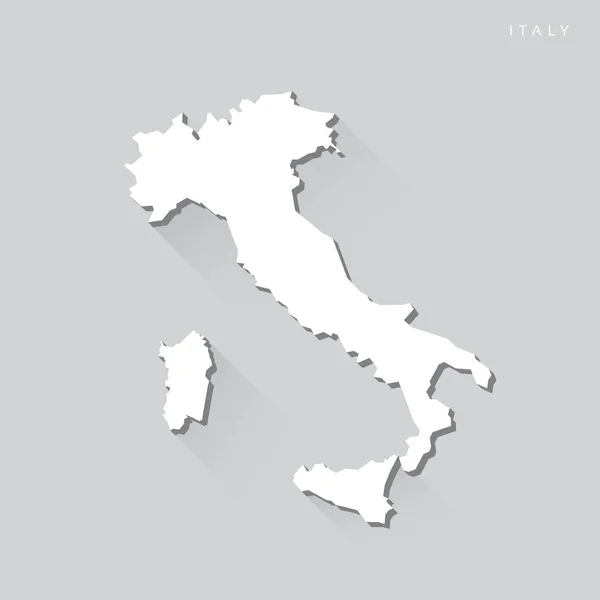 Векторная Карта Италии — стоковый вектор