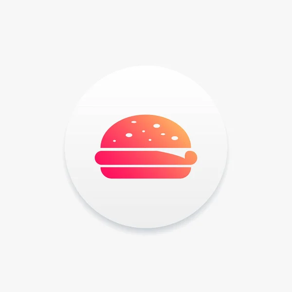 Hamburger Vector Icon — Vector de stock