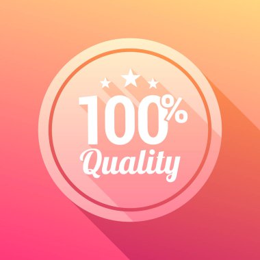 % 100 Kalite Etiket Vektörü
