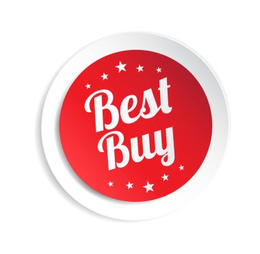 Best Buy Alışveriş Vektörü Etiketi