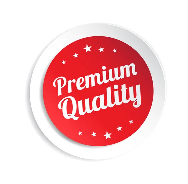 Calidad Premium Compras Vector Etiqueta Engomada — Vector de stock