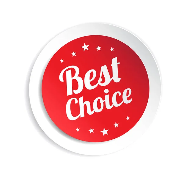 Best Choice Shopping Vector Sticker — Stockvector