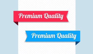 Premium Kalite Kurdeleleri Vektör Kümesi