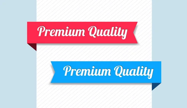 Fitas Qualidade Premium Vector Set — Vetor de Stock