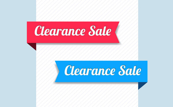 Набор векторных лент для продажи