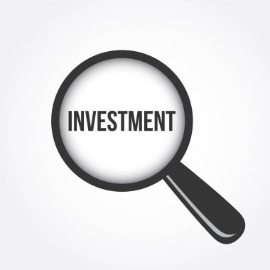 Yatırım Büyütme Cam Vektörü