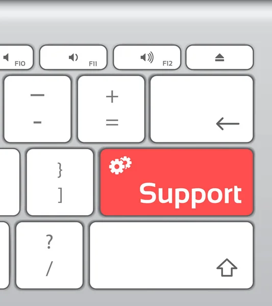 Soporte Entrar Botón Teclado Vector — Archivo Imágenes Vectoriales