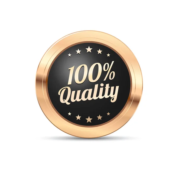 100 Kwaliteit Badge Vector — Stockvector