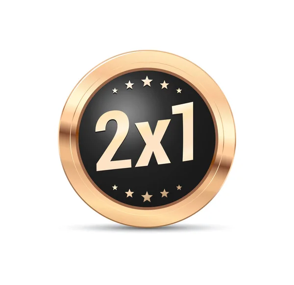 2x1 Teklif Rozeti Vektörü