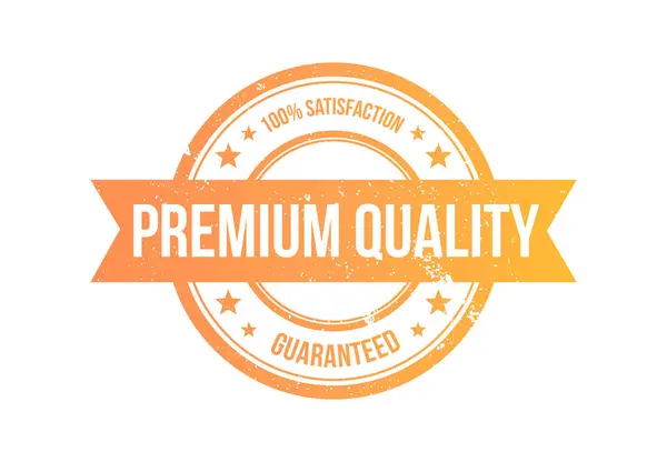 Premium Quality Grunge Ribbon Stamp Vector — Vector de stock