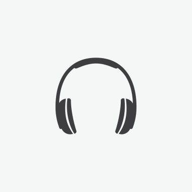 Kulaklıklar Düz Vektör Simgesi