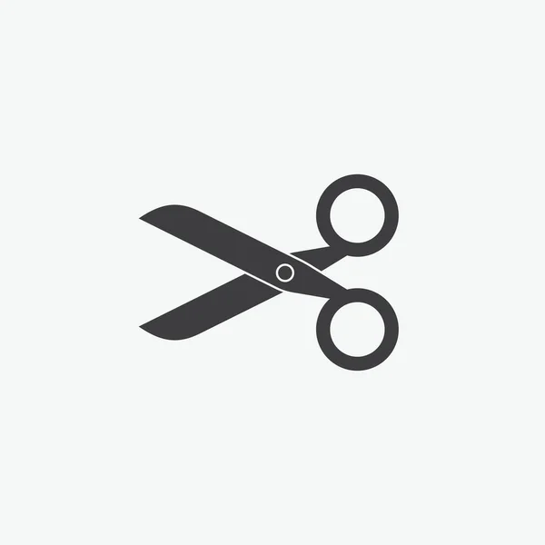 Scissors Flat Vector Icon — Stock Vector