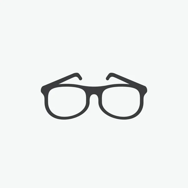 Glasses Flat Vector Icon — Stock Vector