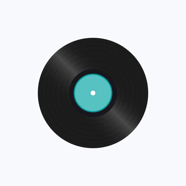 Vinyl Record Kleurenvectoricoon — Stockvector