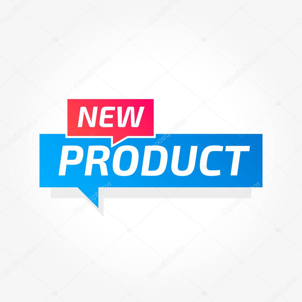 New Product Commercial Vector Tag