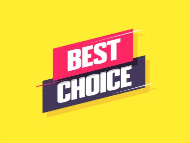 En İyi Seçim Vektör Etiketi