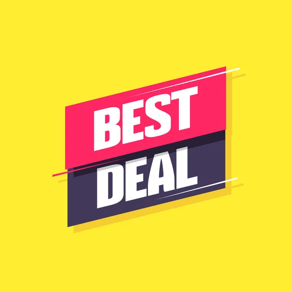 Best Deal Vector Label — Wektor stockowy