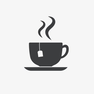 Çay fincanı Düz Vektör Simgesi