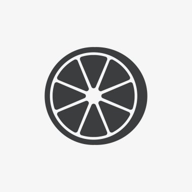 Turuncu Düz Vektör Simgesi