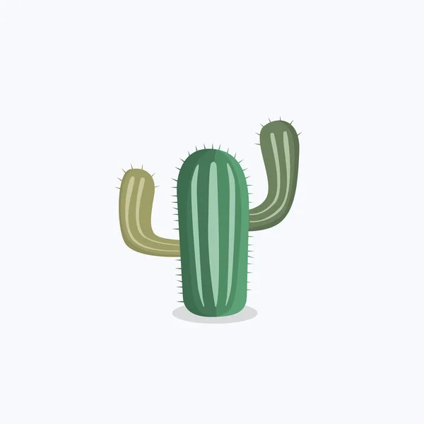 Ikona Wektora Koloru Kaktusa — Wektor stockowy