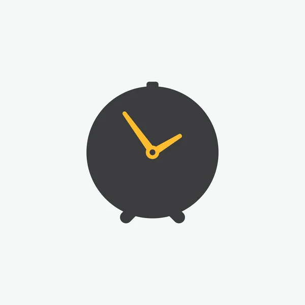 Reloj Icono Vector Plano — Archivo Imágenes Vectoriales